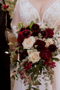 Moody wedding bouquet